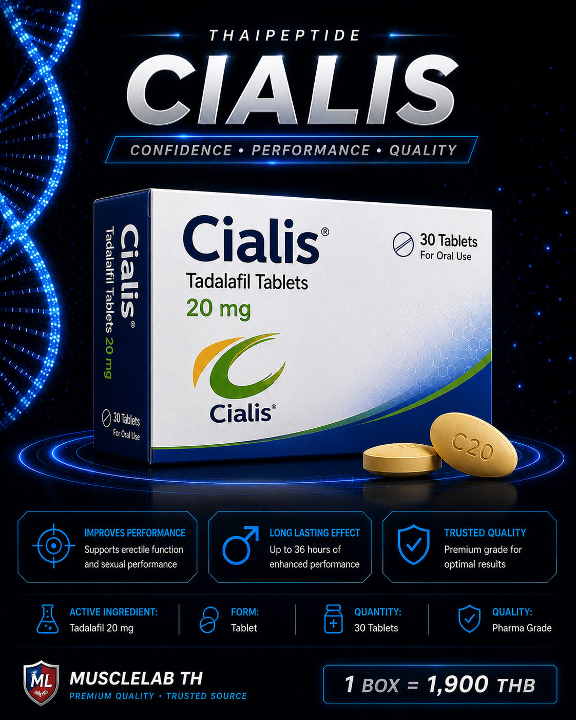 Buy Cialis 20mg in Thailand