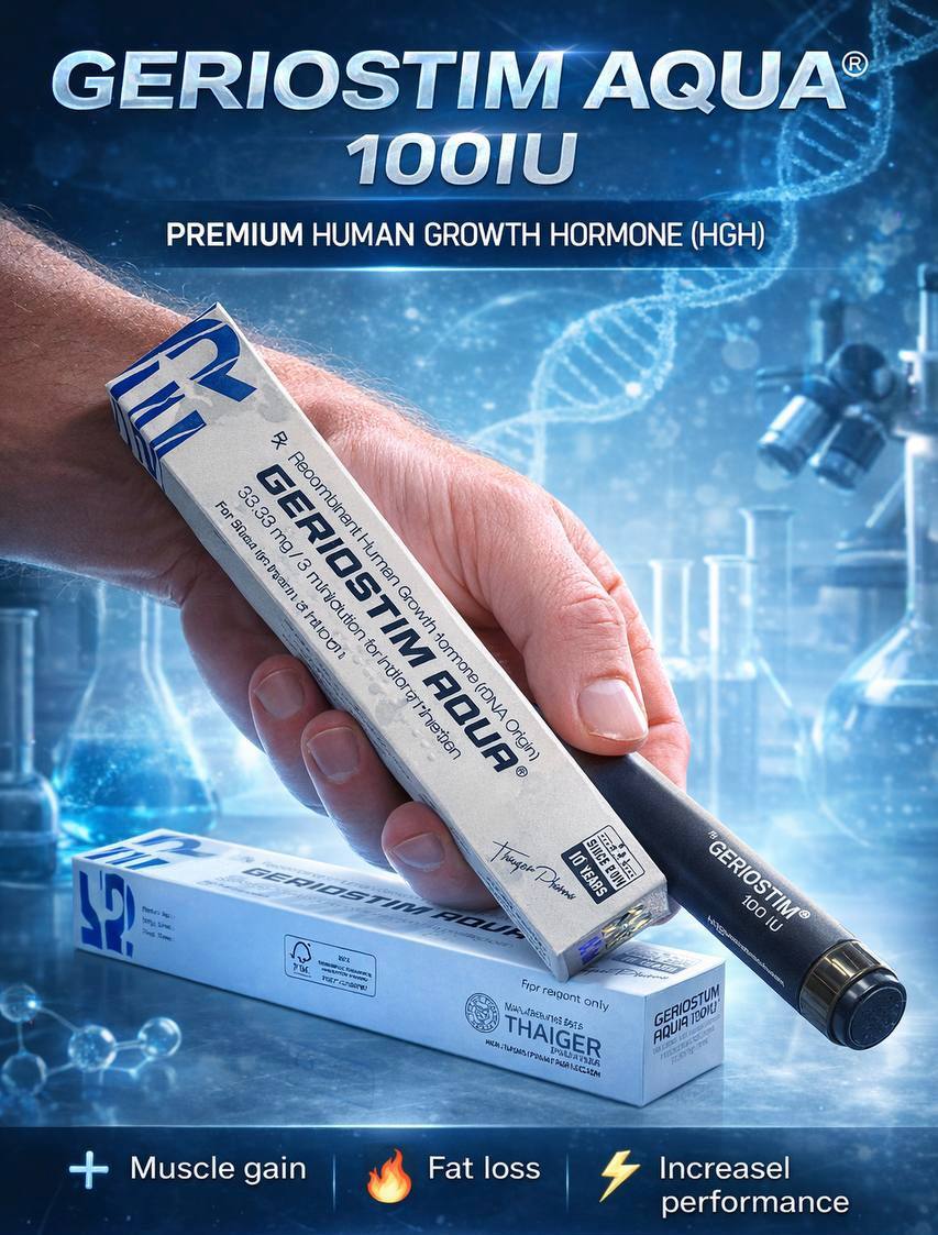 Buy Geriostim Aqua GH 100IU in Thailand HGH Pen